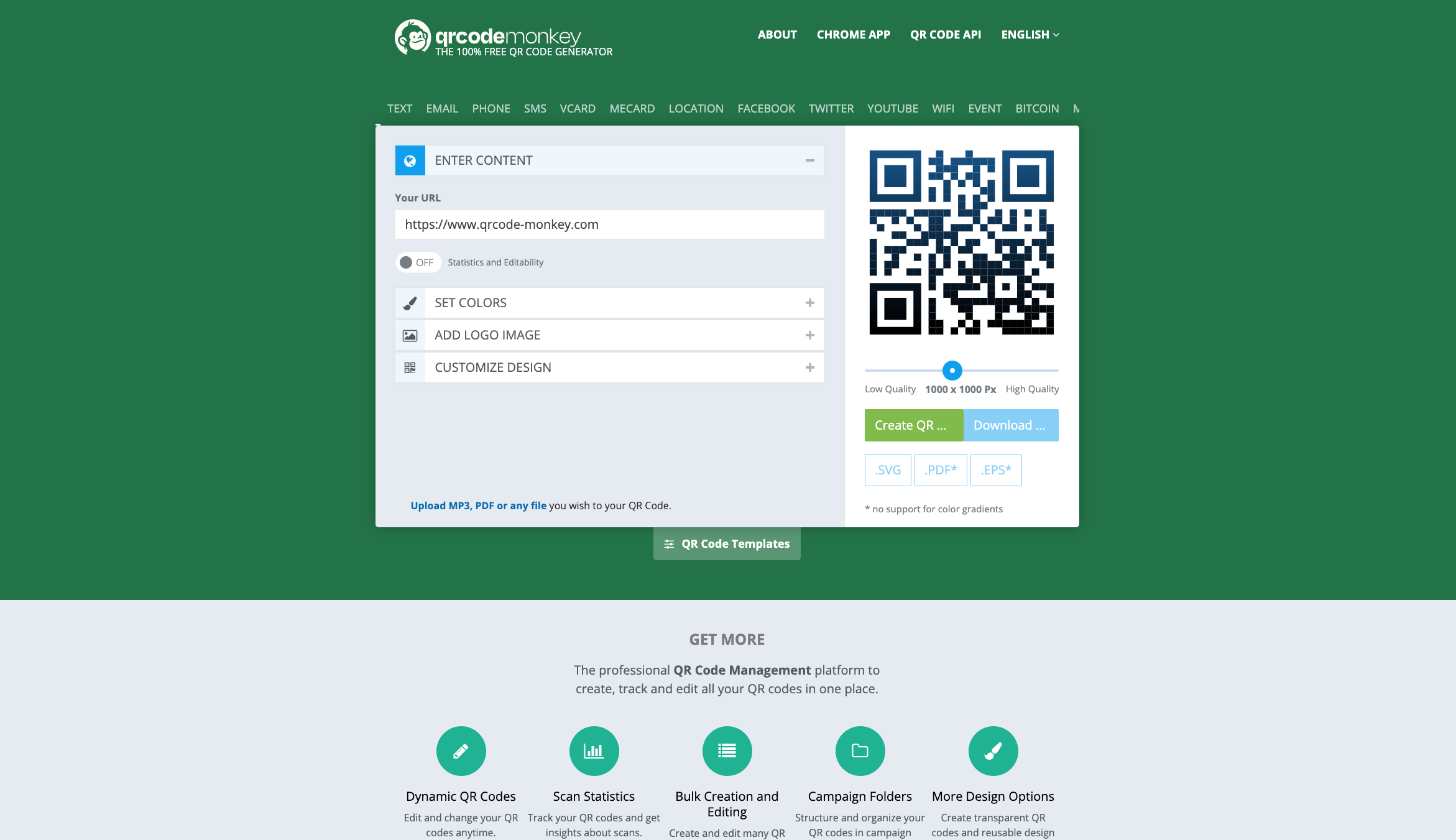 QRCode Monkey banner