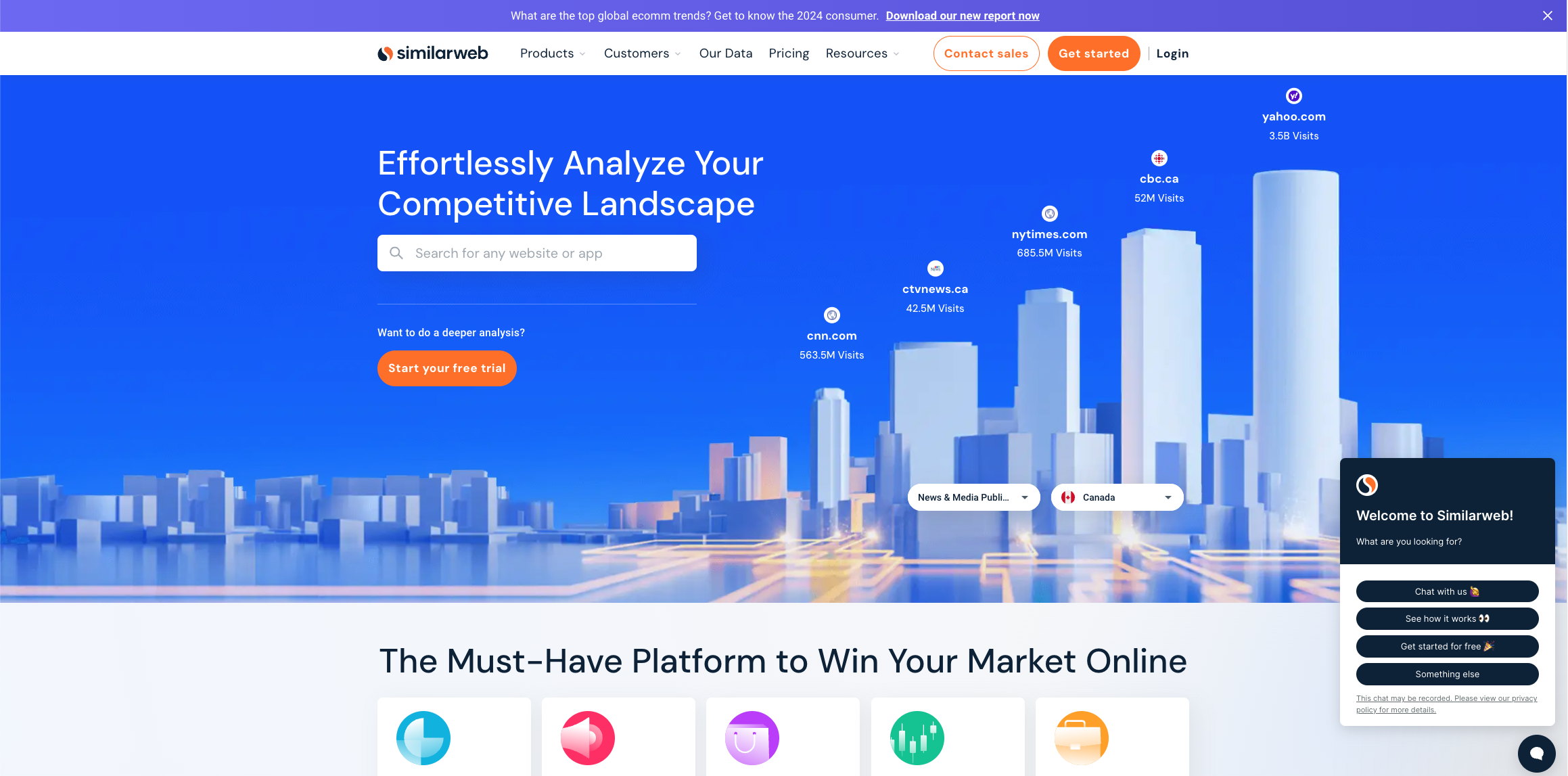 Similarweb banner