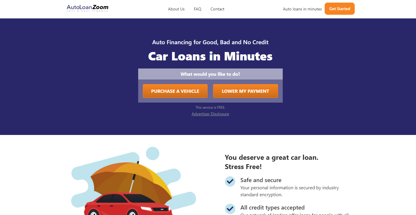 Auto Loan Zoom hero