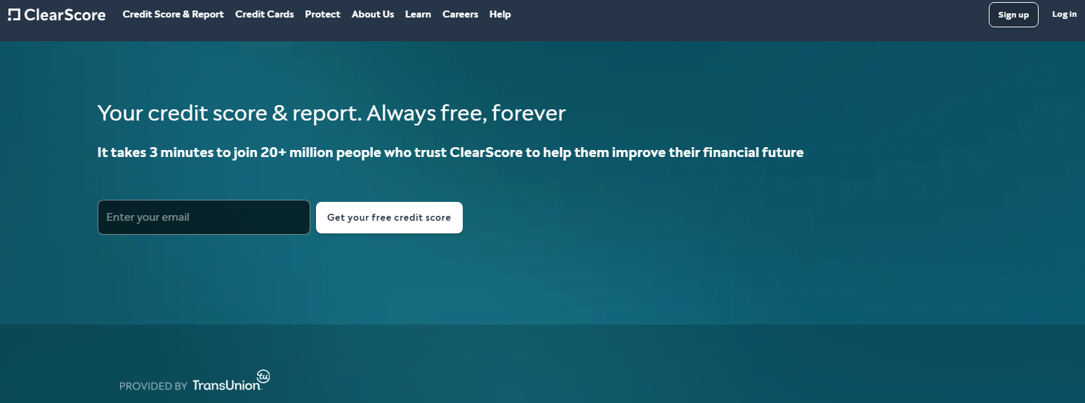 ClearScore Canada hero