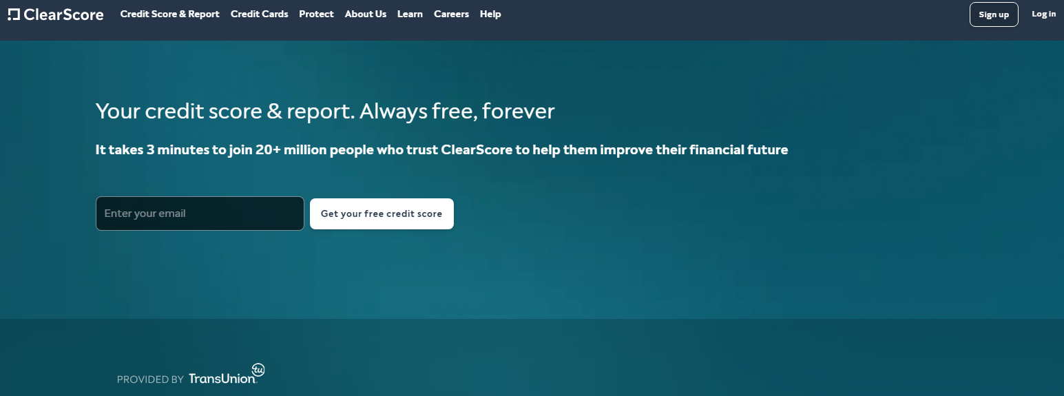 ClearScore Canada banner