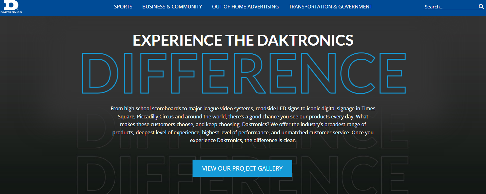 Daktronics hero