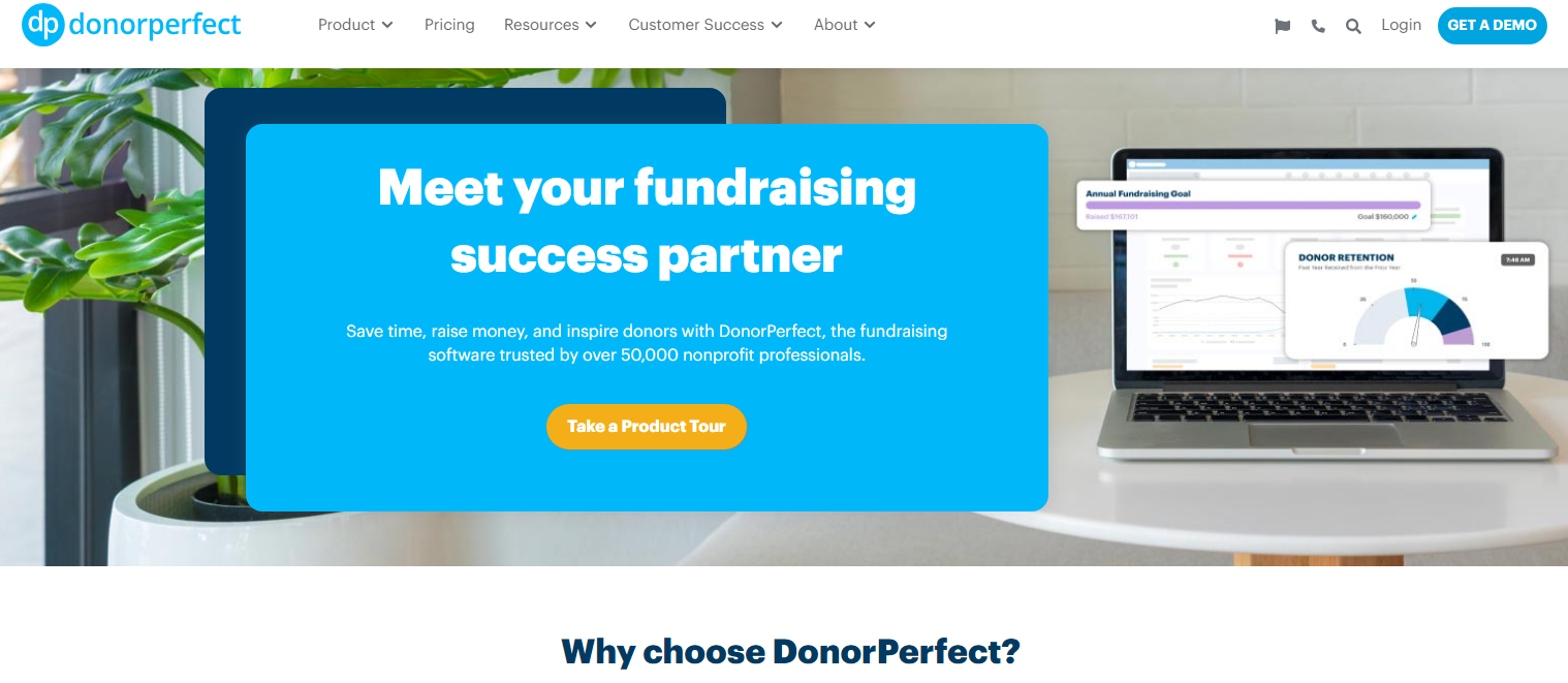 DonorPerfect banner
