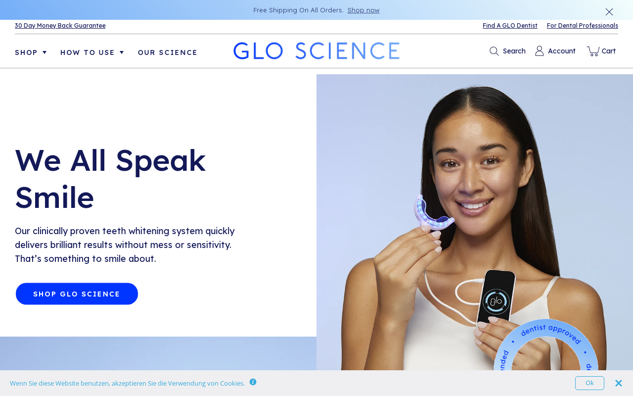 Glo Science banner