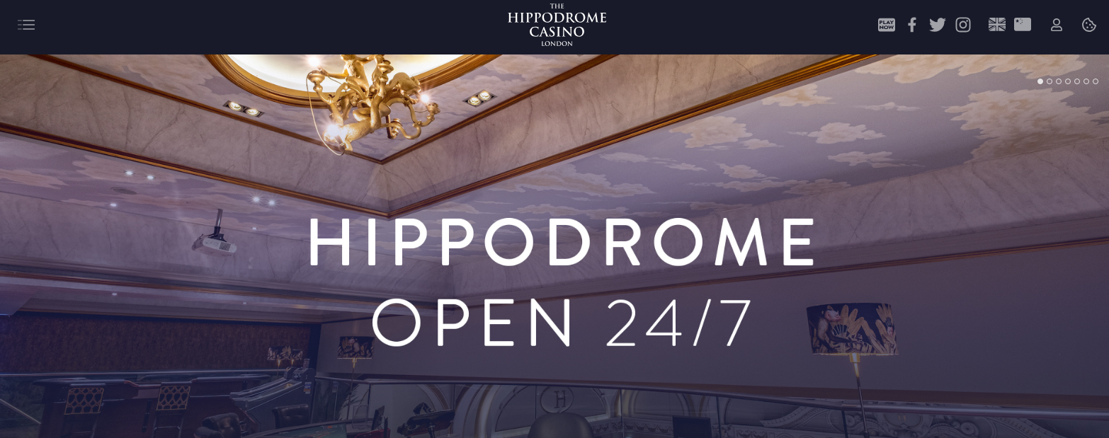 The Hippodrome Online Casino hero