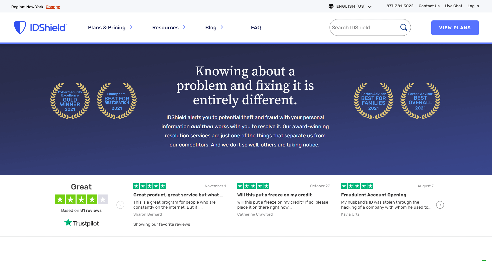 IDShield banner