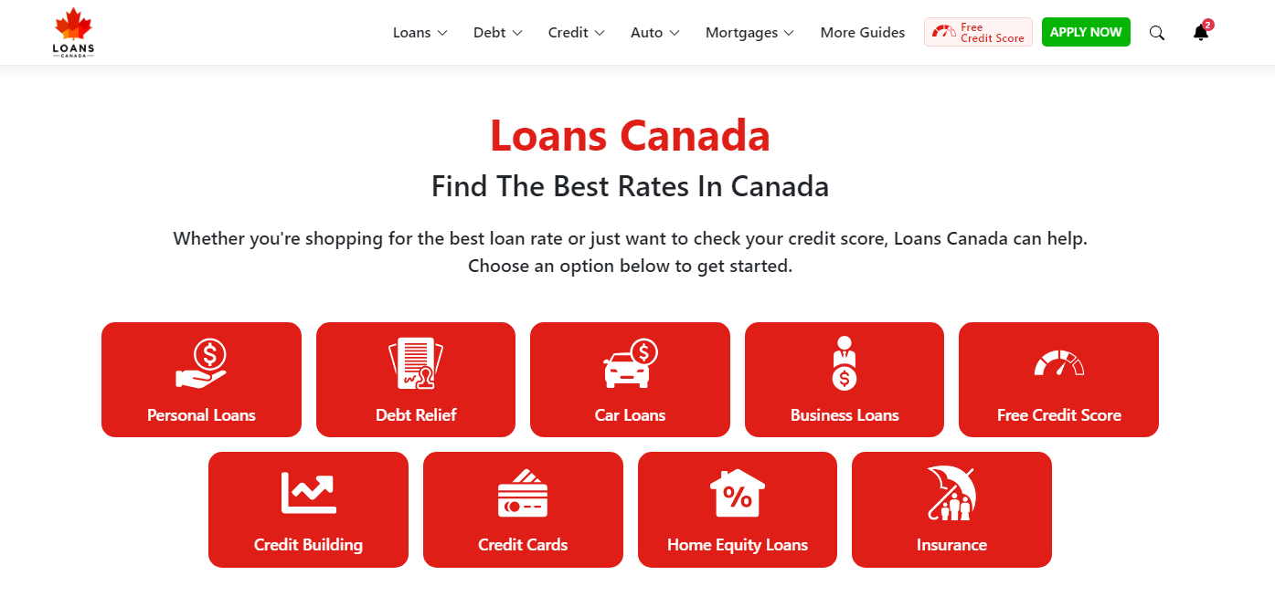 Loans Canada hero