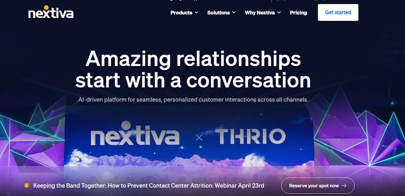 Nextiva Contact Center banner