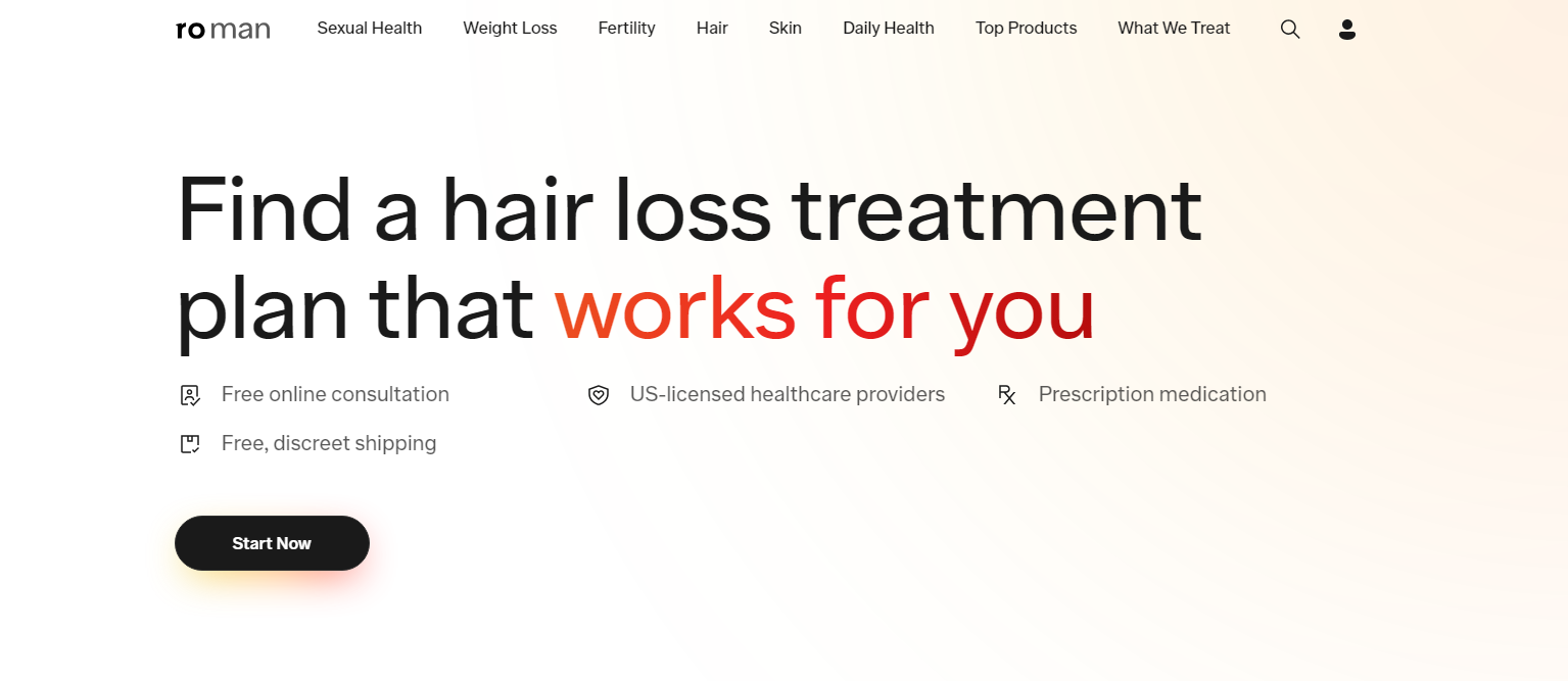 Roman Hair Loss Treatment  banner