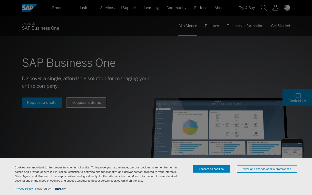 SAP Business One banner