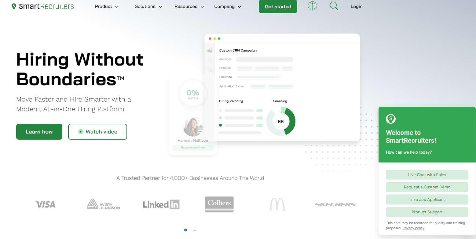 SmartRecruiters hero
