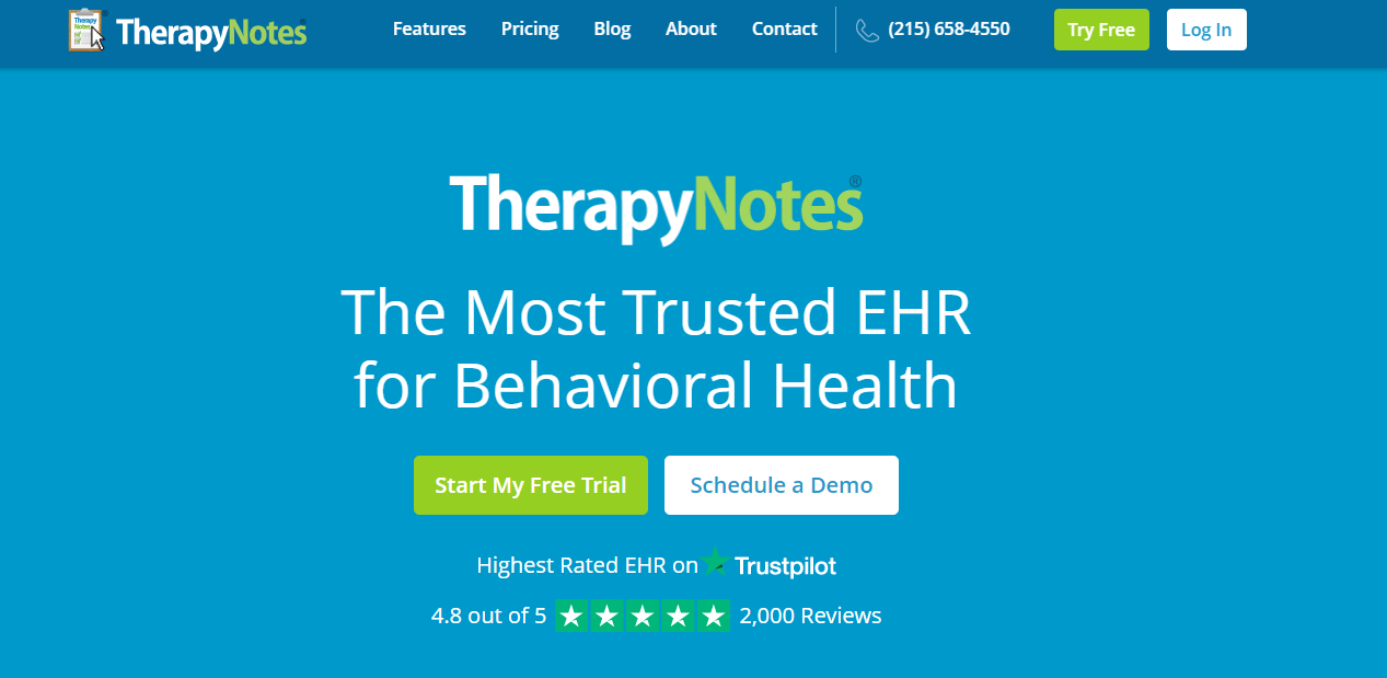 TherapyNotes hero