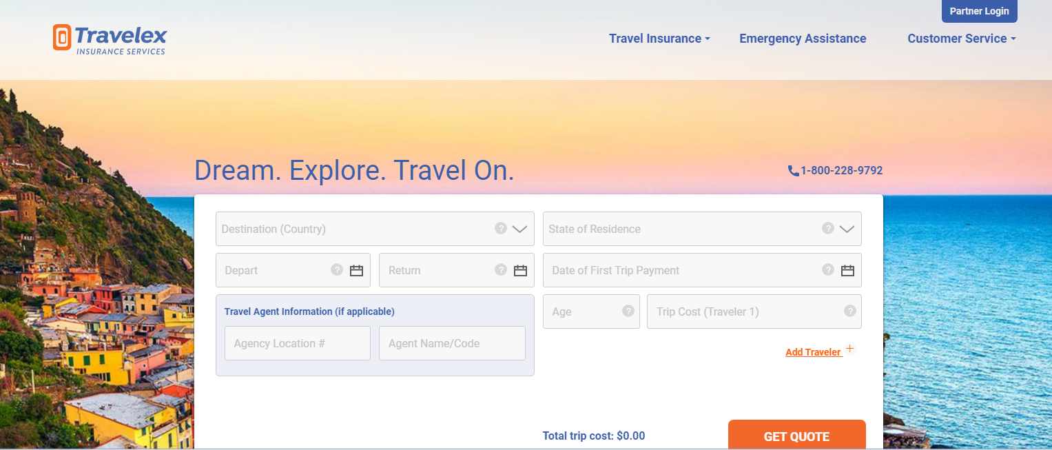Travelex Insurance Services banner