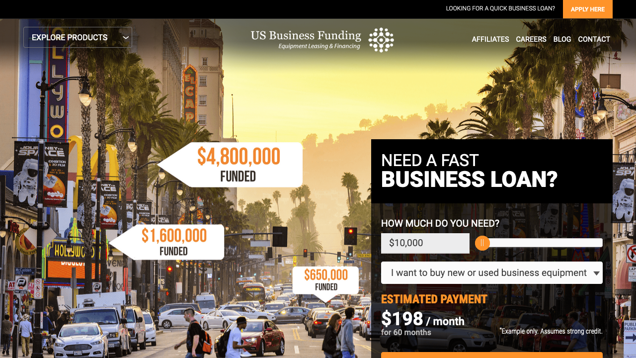 US Business Funding banner
