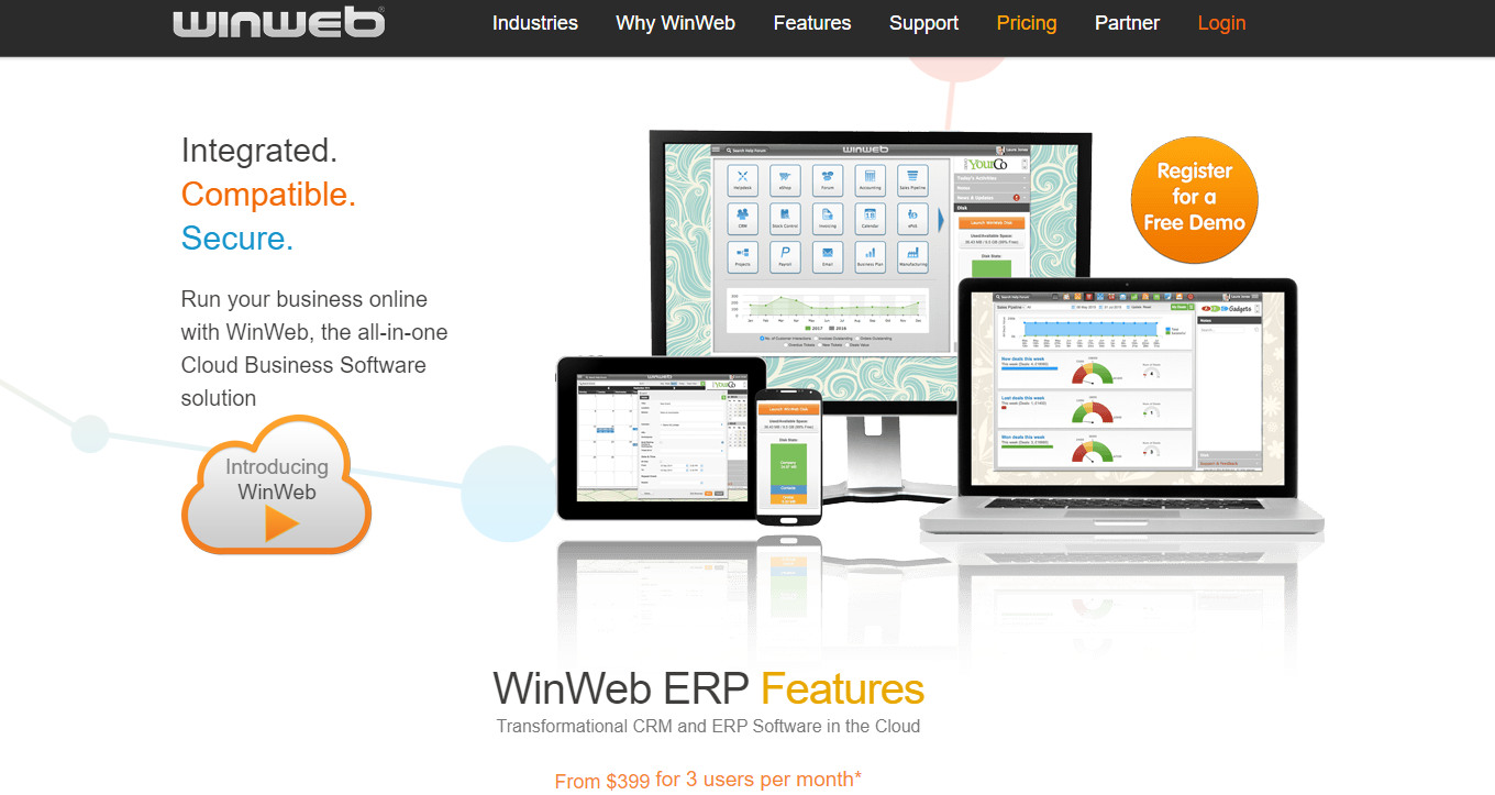 WinWeb hero